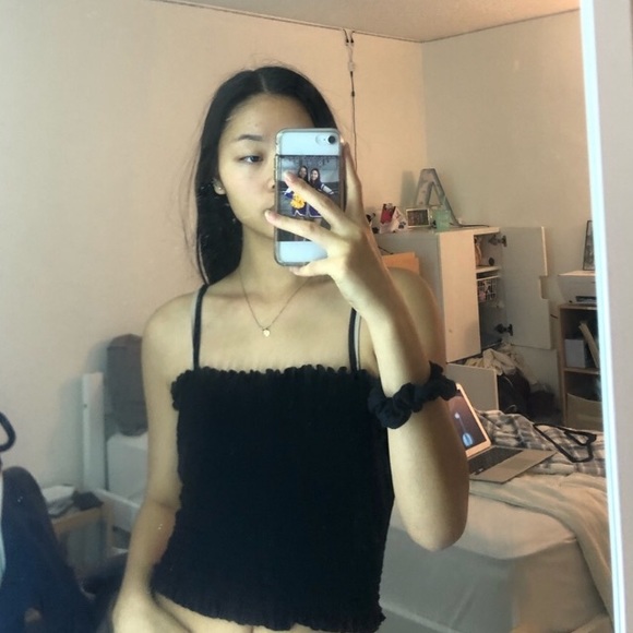 Brandy Melville black straight line tank - Picture 2 of 2